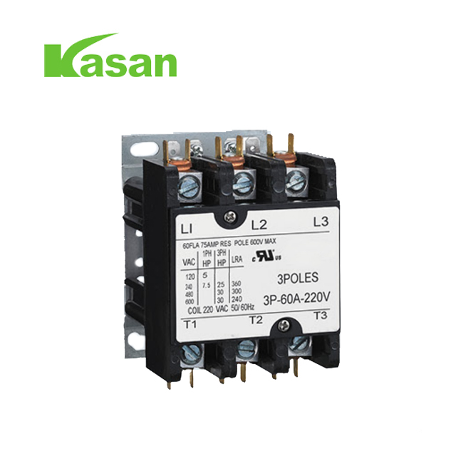 UL diverifikasi 30A 3P kontaktor udara kanggo HVAC 24 V/120 V/240 V/277 V/480 V